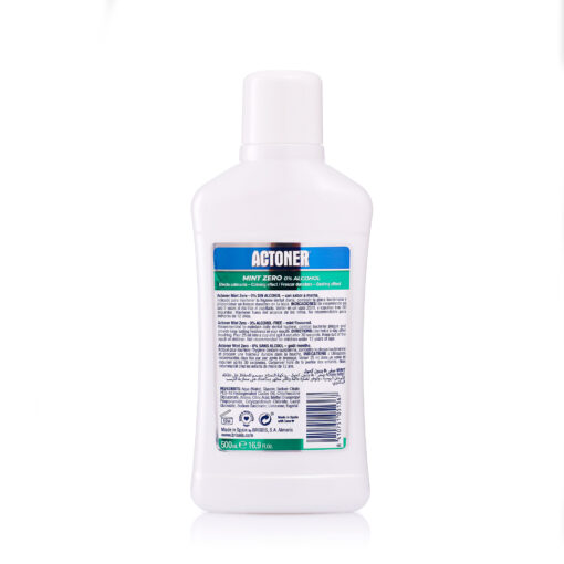 tulipán negro Enjuague Bucal Actoner ZERO Mint 500 ml Promoción trimestral