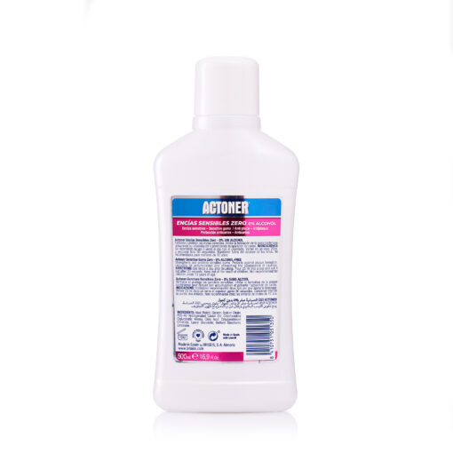 tulipán negro Enjuague Bucal Actoner ZERO Encías Sensibles 500 ml Solo queda un día