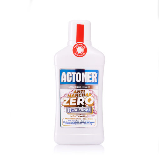 tulipán negro Enjuague Bucal Actoner ZERO Anti-Manchas 500 ml Superdescuento
