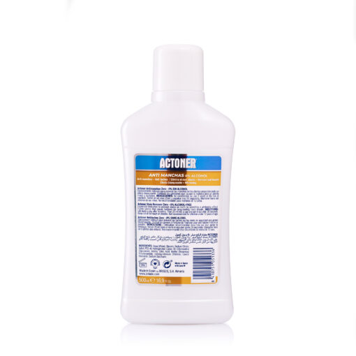 tulipán negro Enjuague Bucal Actoner ZERO Anti-Manchas 500 ml Superdescuento