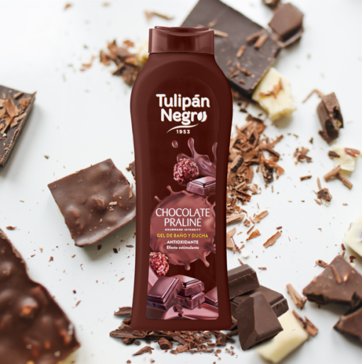 tulipán negro Gel de baño Tulipán Negro Chocolate Praliné 650 ml