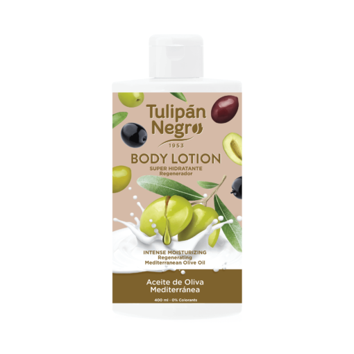 tulipán negro Body Lotion Tulipán Negro Aceite de Oliva Mediterránea 400 ml Ofertas de temporada
