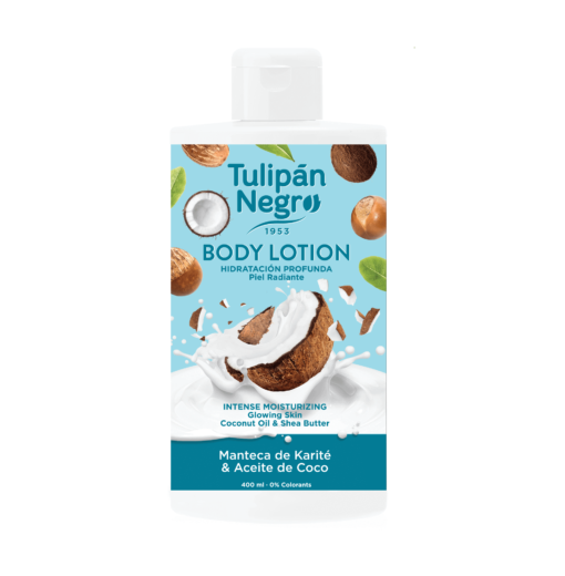 tulipán negro Body Lotion Tulipán Negro Manteca de Karité & Aceite de Coco 400 ml Ofertas especiales