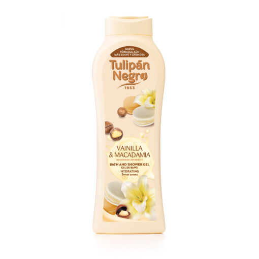 tulipán negro Gel de baño Vainilla y Nueces de Macadamia 650 ml 2025