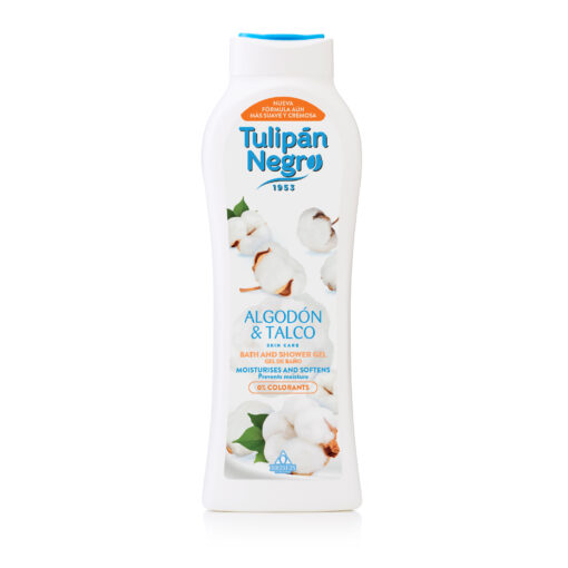 tulipán negro Gel de baño Tulipán Negro Algodón y Talco 650 ml Rebajas