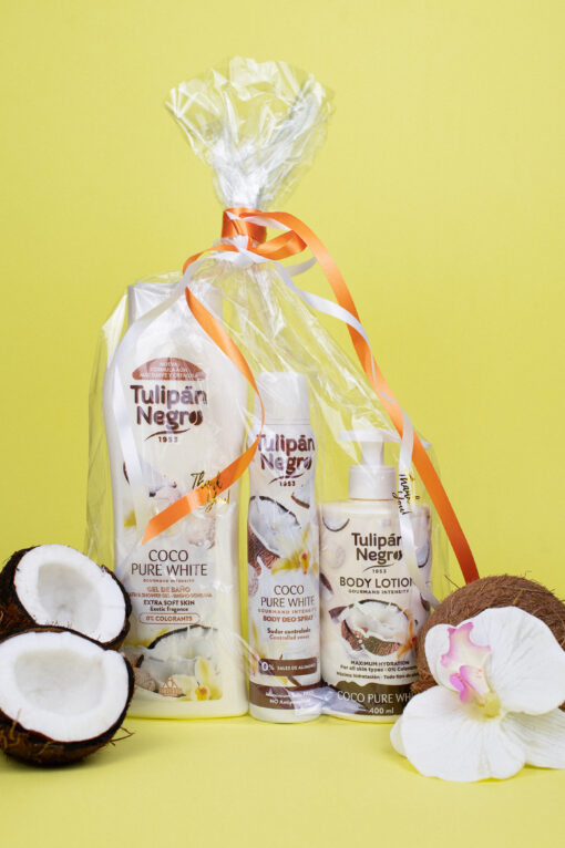 tulipán negro Pack de Regalo Coco Pure White