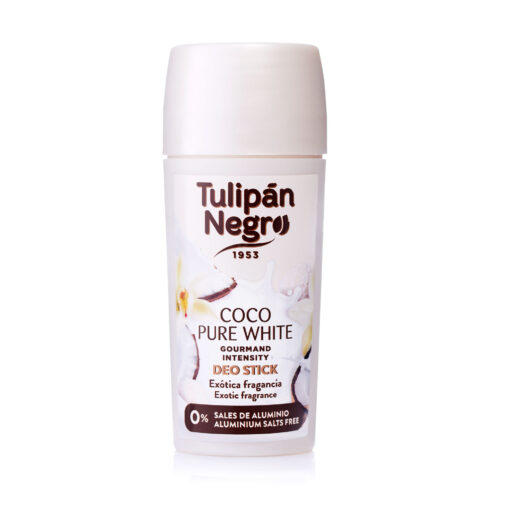 tulipán negro Desodorante Tulipan Negro Deo Stick Coco Pure White 60 ml ÚLTIMAS EDICIONES