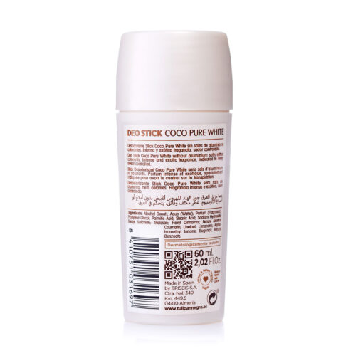 tulipán negro Desodorante Tulipan Negro Deo Stick Coco Pure White 60 ml ÚLTIMAS EDICIONES