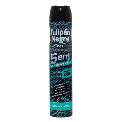 tulipán negro Desodorante Antitranspirante Tulipán Negro Aerosol 5 en 1 200 ml Solo hoy