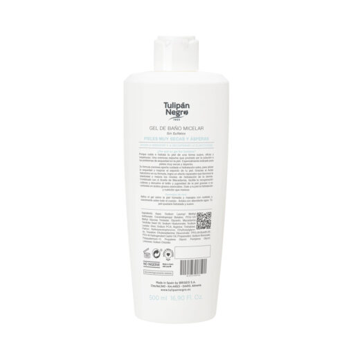 tulipán negro Gel Micelar Tulipán Negro piel seca y áspera 500 ml Superdescuento