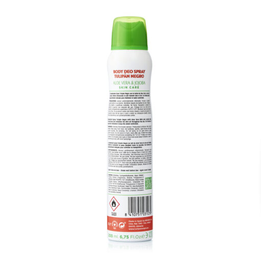 tulipán negro Desodorante Tulipán Negro Deo Spray Aloe Vera y Jojoba 200 ml Grandes ahorros