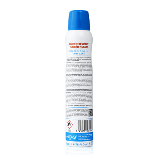 tulipán negro Desodorante Tulipán Negro Deo Spray Algodón y Talco 200 ml Rebajas de fin de temporada