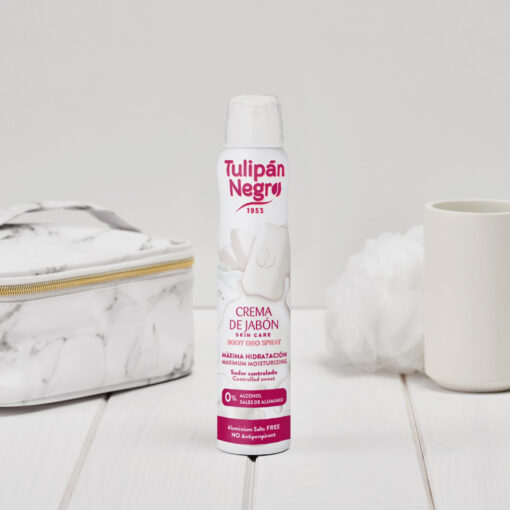tulipán negro Desodorante Tulipán Negro Deo Spray Crema de Jabón 200 ml Precio ultrabajo