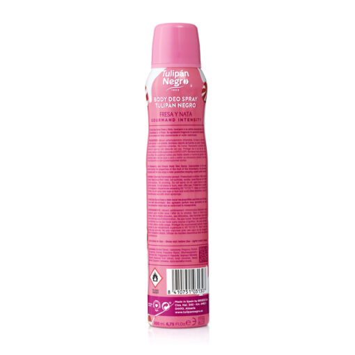 tulipán negro Desodorante Tulipán Negro Fresa y Nata Deo Spray 200 ml 2025