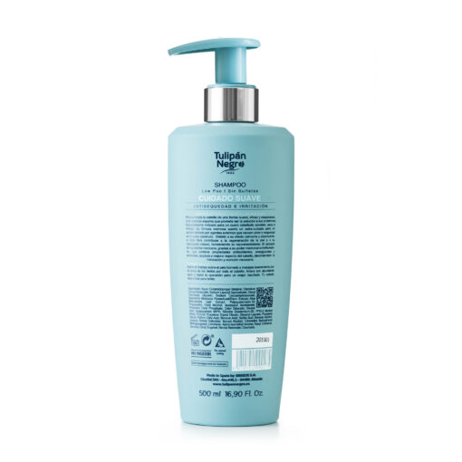 tulipán negro Champú Sin Sulfatos Tulipán Negro Low Poo Cuidado Suave 500 ml En oferta