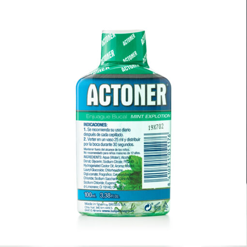 tulipán negro Enjuague Bucal Actoner Mint Explotion 100 ml Descuento