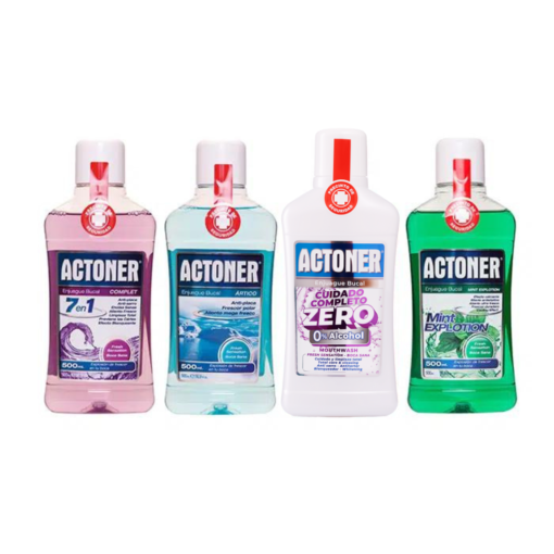 tulipán negro Pack Enjuagues Bucales Actoner 500 ml ÚLTIMAS EDICIONES