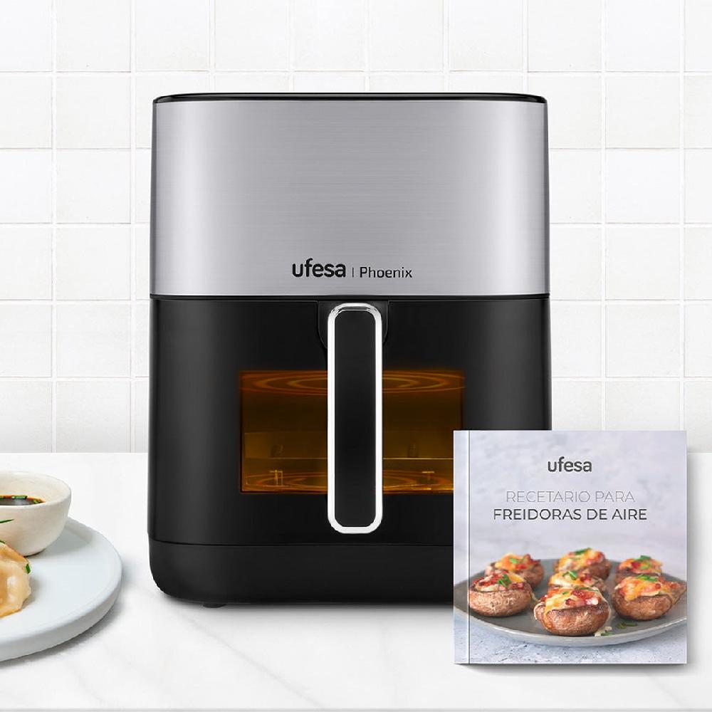 ﻿ufesa Freidora de aire 6L Phoenix con vapor y doble resistencia Tienda de fábrica