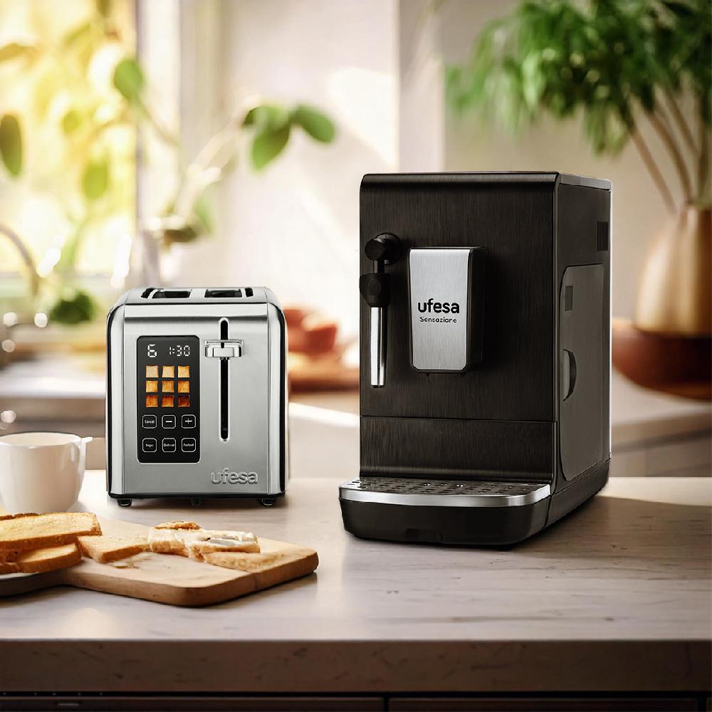 ufesa Pack Cafetera Sensazione + Tostador digital Perfect Toaster Los más vendidos