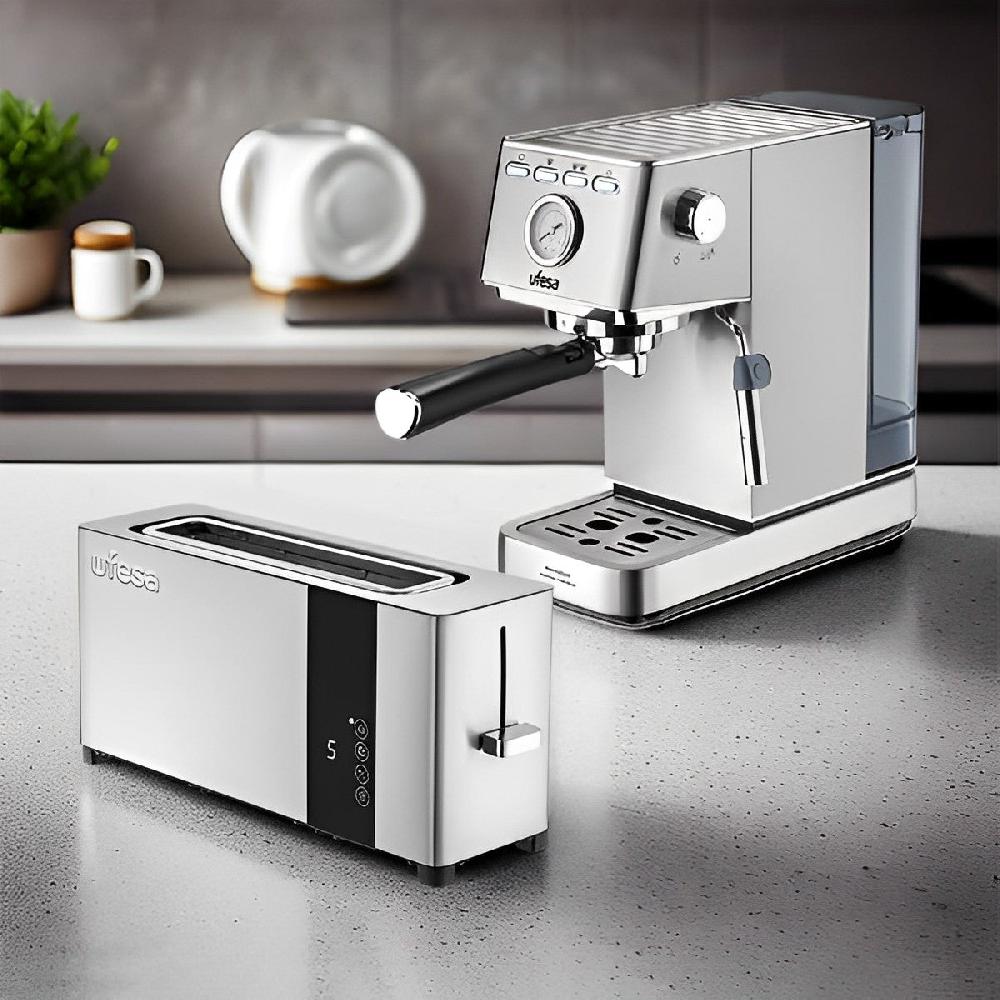 ufesa Pack Cafetera Espresso Milazzo + Tostador digital Plus Delux Ventas relámpago