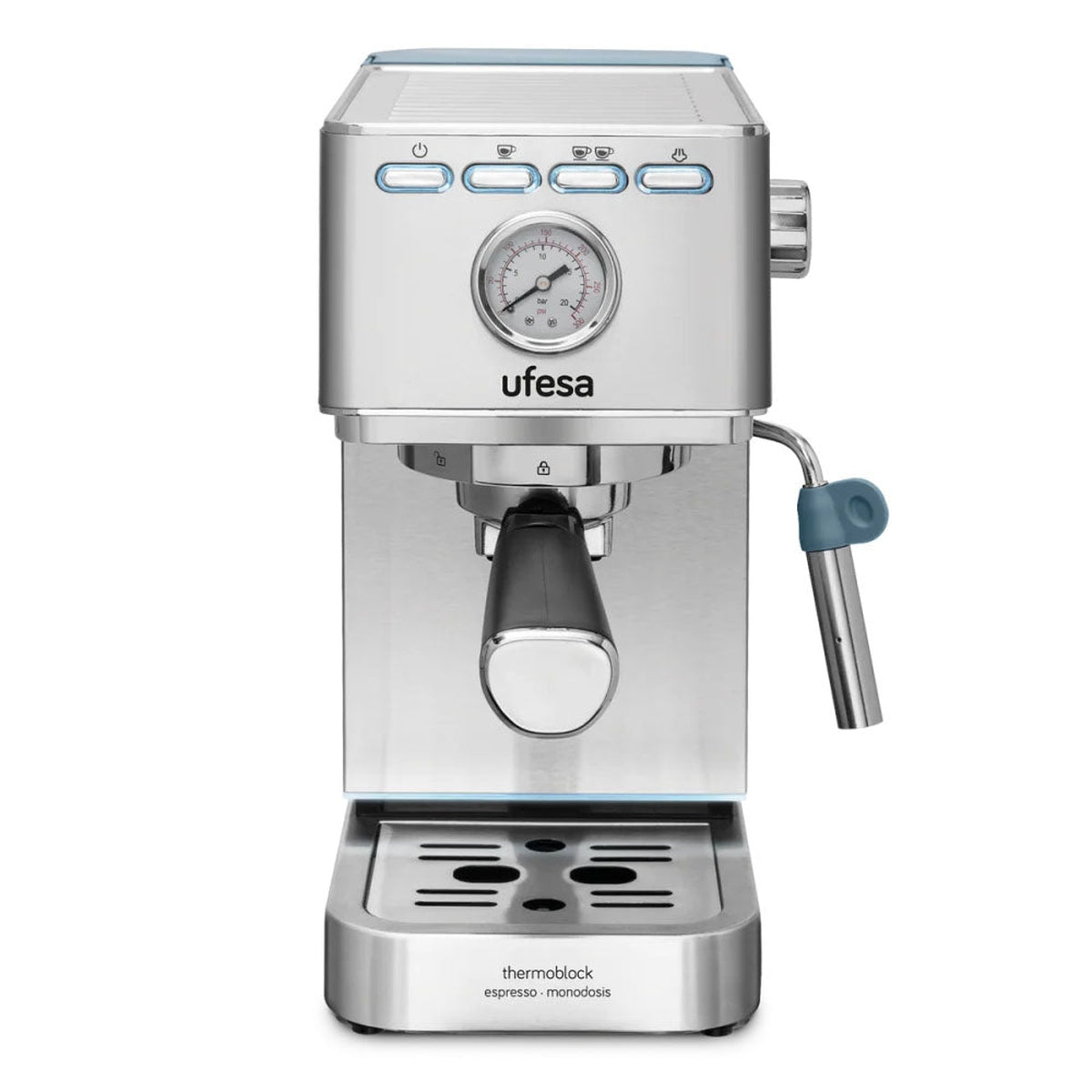 ufesa Pack Cafetera Espresso Milazzo + Tostador digital Plus Delux Ventas relámpago