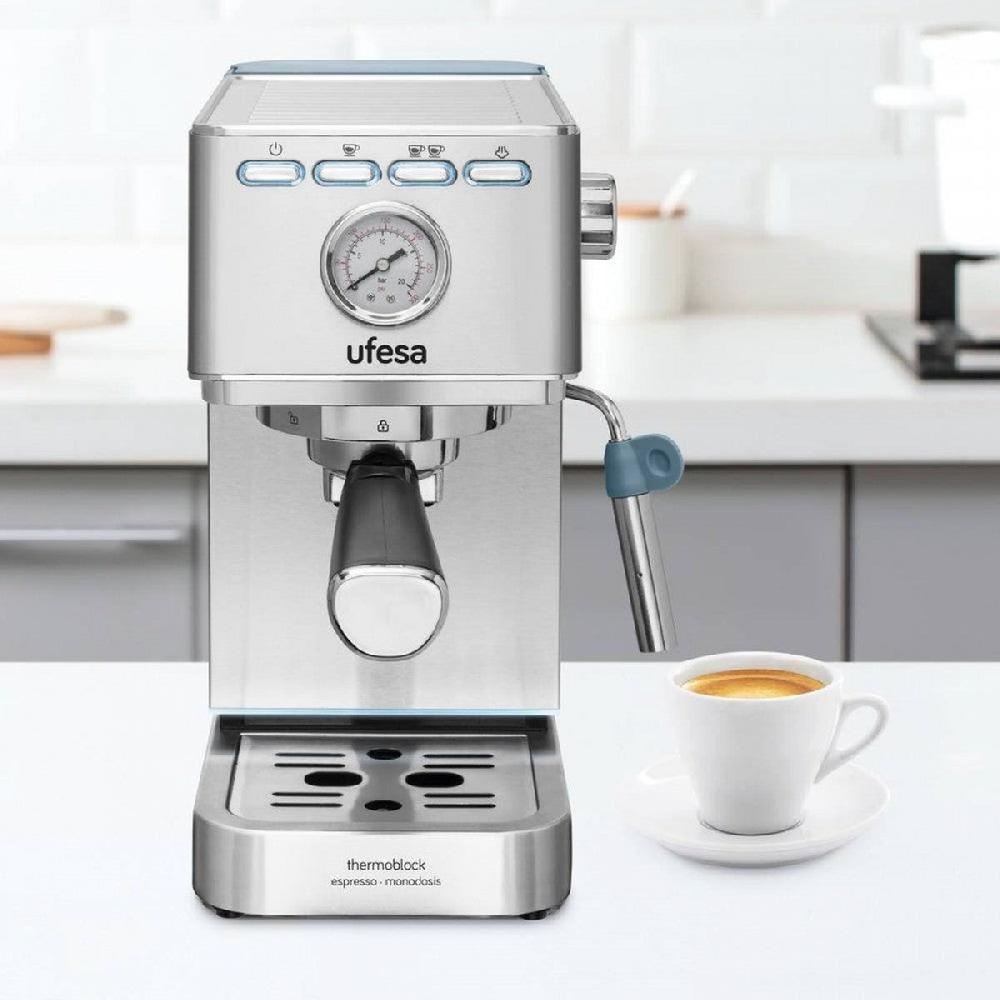 ufesa Pack Cafetera Espresso Milazzo + Tostador digital Plus Delux Ventas relámpago