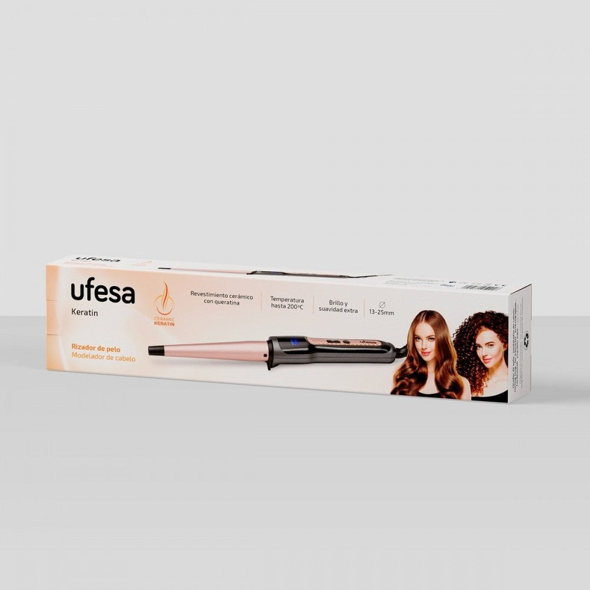 ufesa Rizador de pelo cónico 13-25mm Keratin Promoción por tiempo limitado