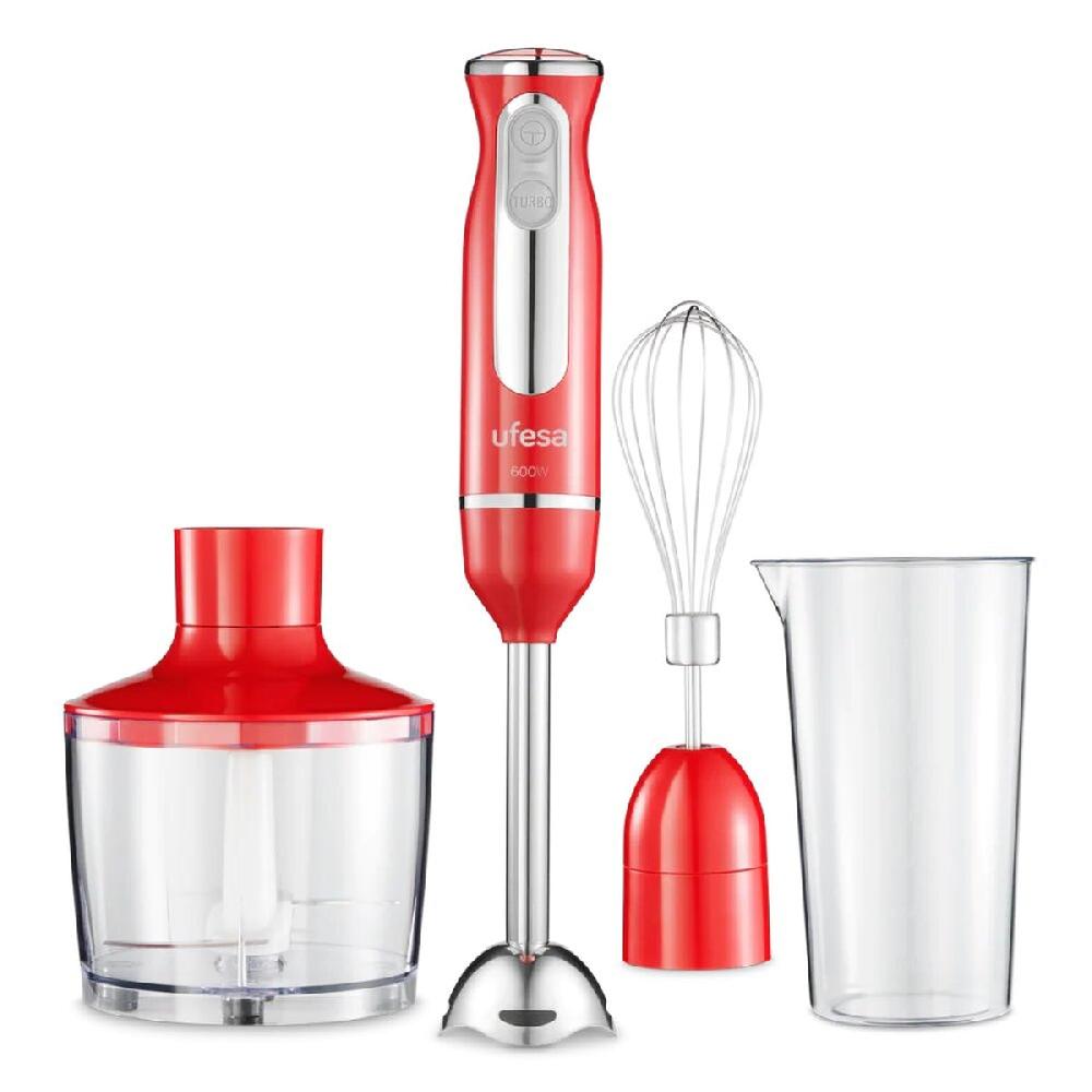 ufesa Batidora de mano BP3443 Rouge 600W con accesorios Precios de Black Friday