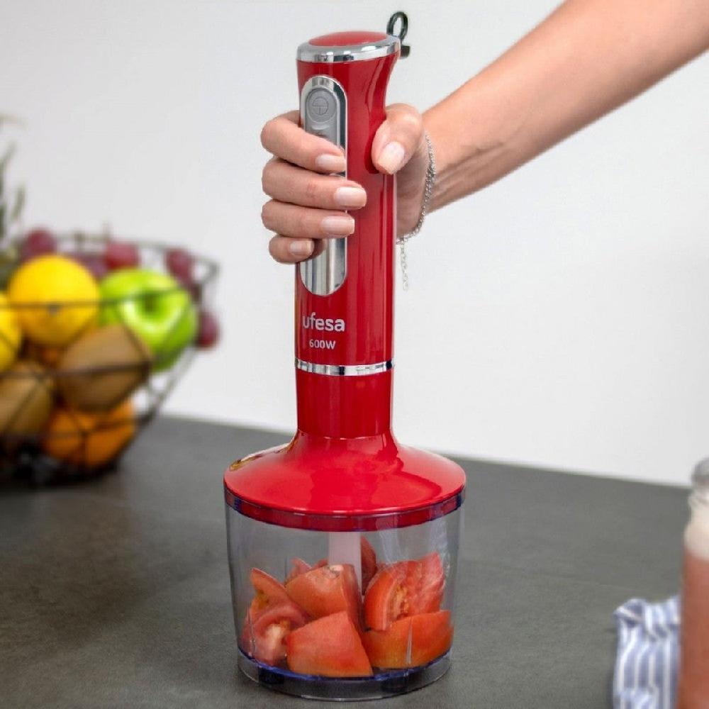 ufesa Batidora de mano BP3443 Rouge 600W con accesorios Precios de Black Friday