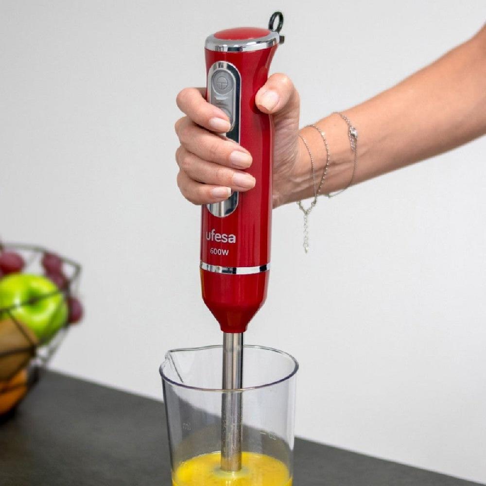 ufesa Batidora de mano BP3443 Rouge 600W con accesorios Precios de Black Friday