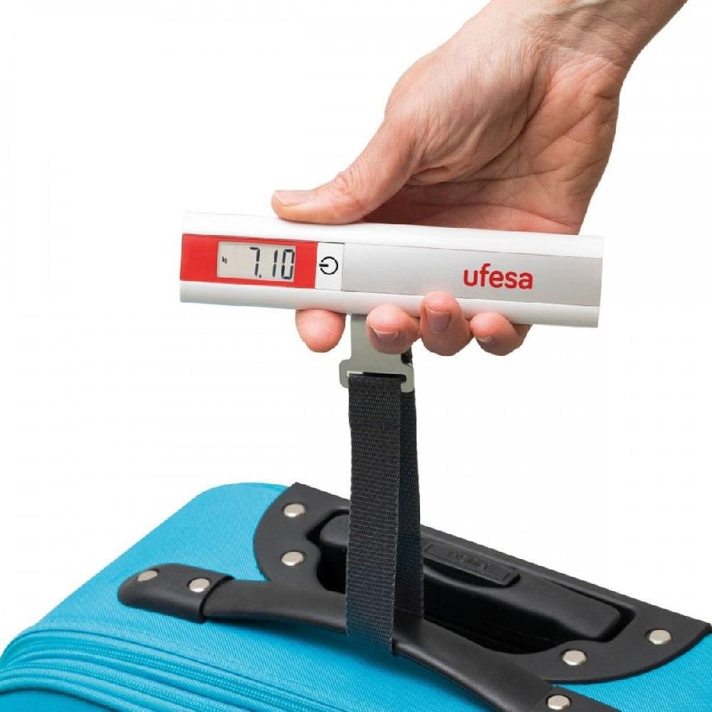 ufesa Bascula de Viaje Portatil Travel Scale BV0505 Ahorra y exporta