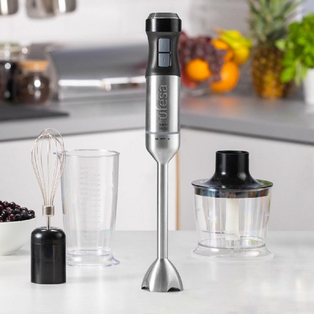 ufesa Batidora de Mano BP4752 Vario 1400W Titanium XL Ventas relámpago