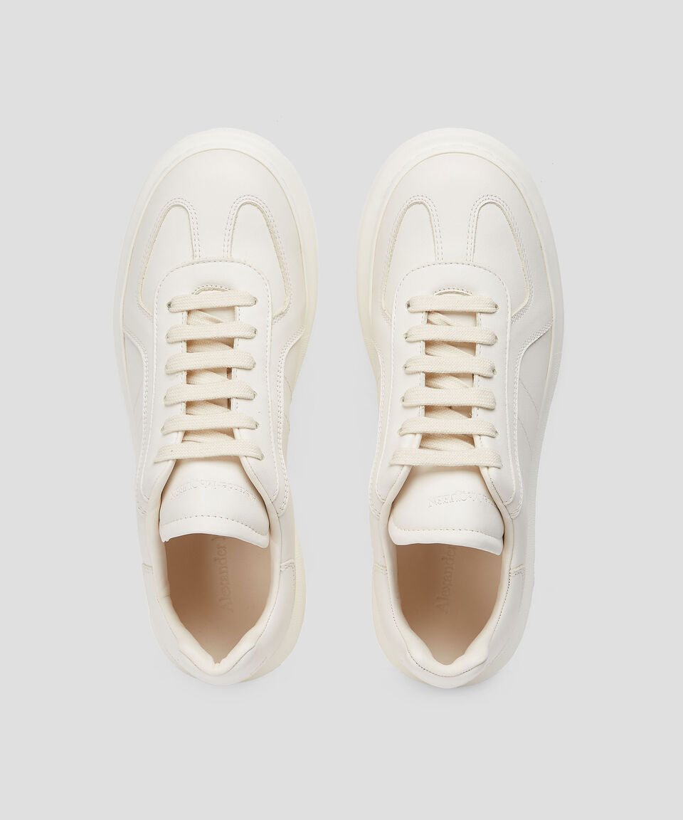 ﻿McQueen Tenis casuales con plataforma Retro Trainer en piel vacuna Hombre Tienda de fábrica