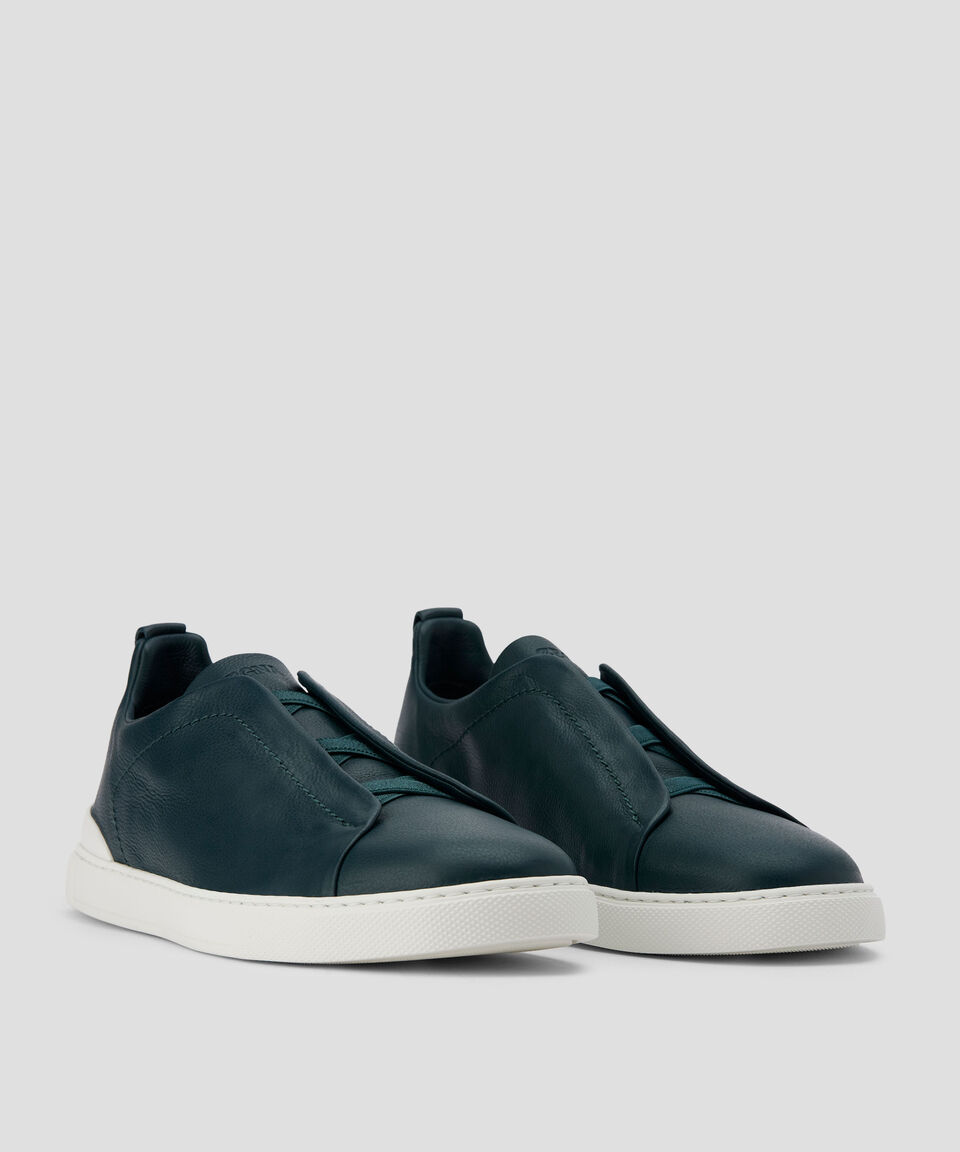 Zegna Tenis casuales en piel Triple Stitch Hombre Limitado a 3 días
