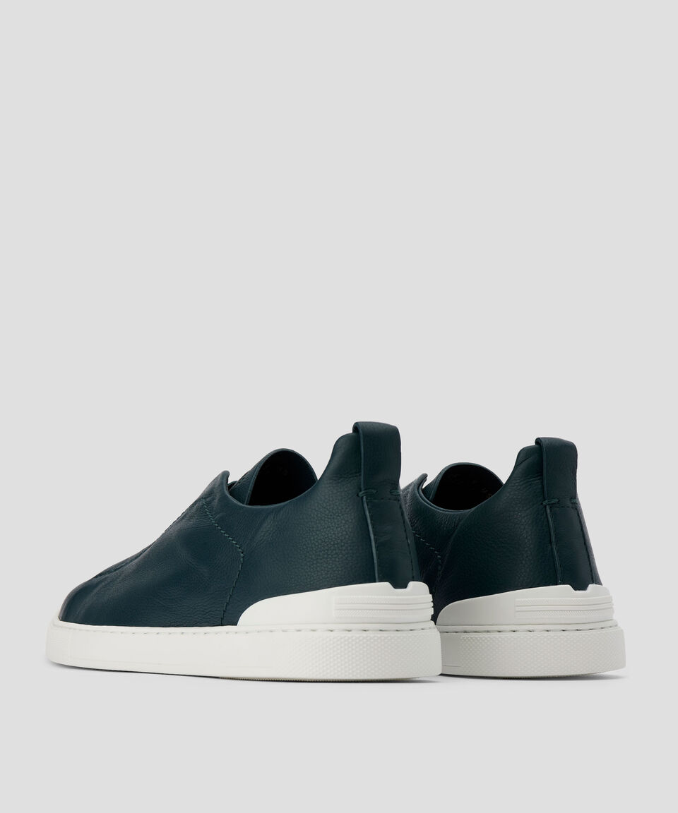 Zegna Tenis casuales en piel Triple Stitch Hombre Limitado a 3 días