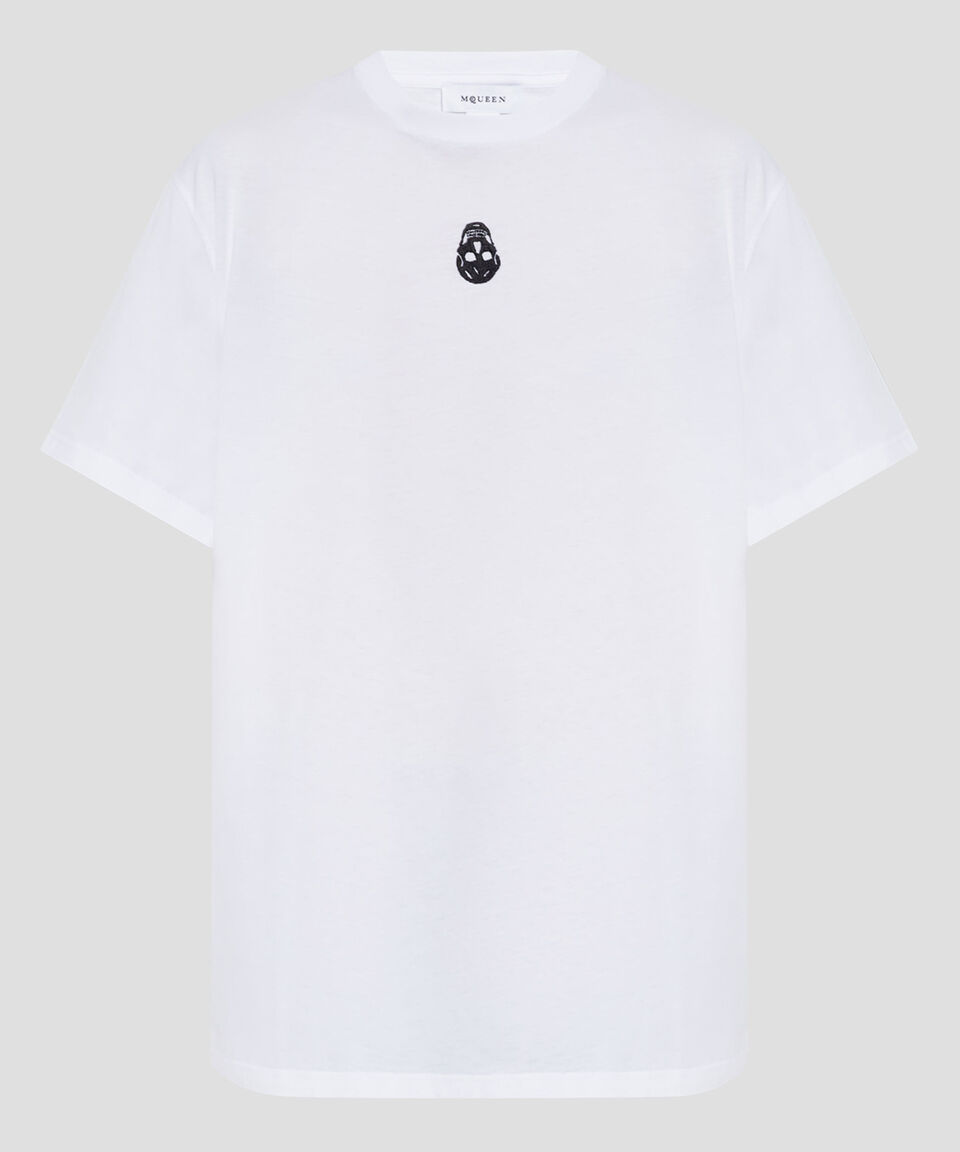 McQueen Playera de cuello redondo y manga corta Hombre Última moda