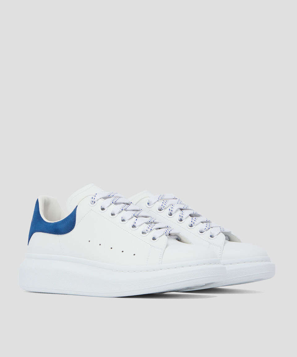 McQueen Tenis de piel Larry con talón y logotipo a contraste Hombre Grandes ahorros