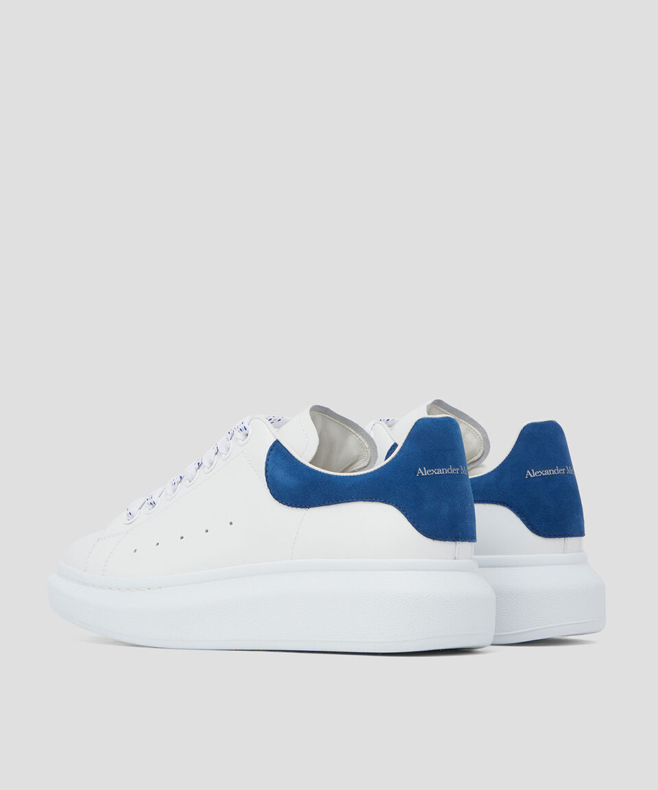 McQueen Tenis de piel Larry con talón y logotipo a contraste Hombre Grandes ahorros