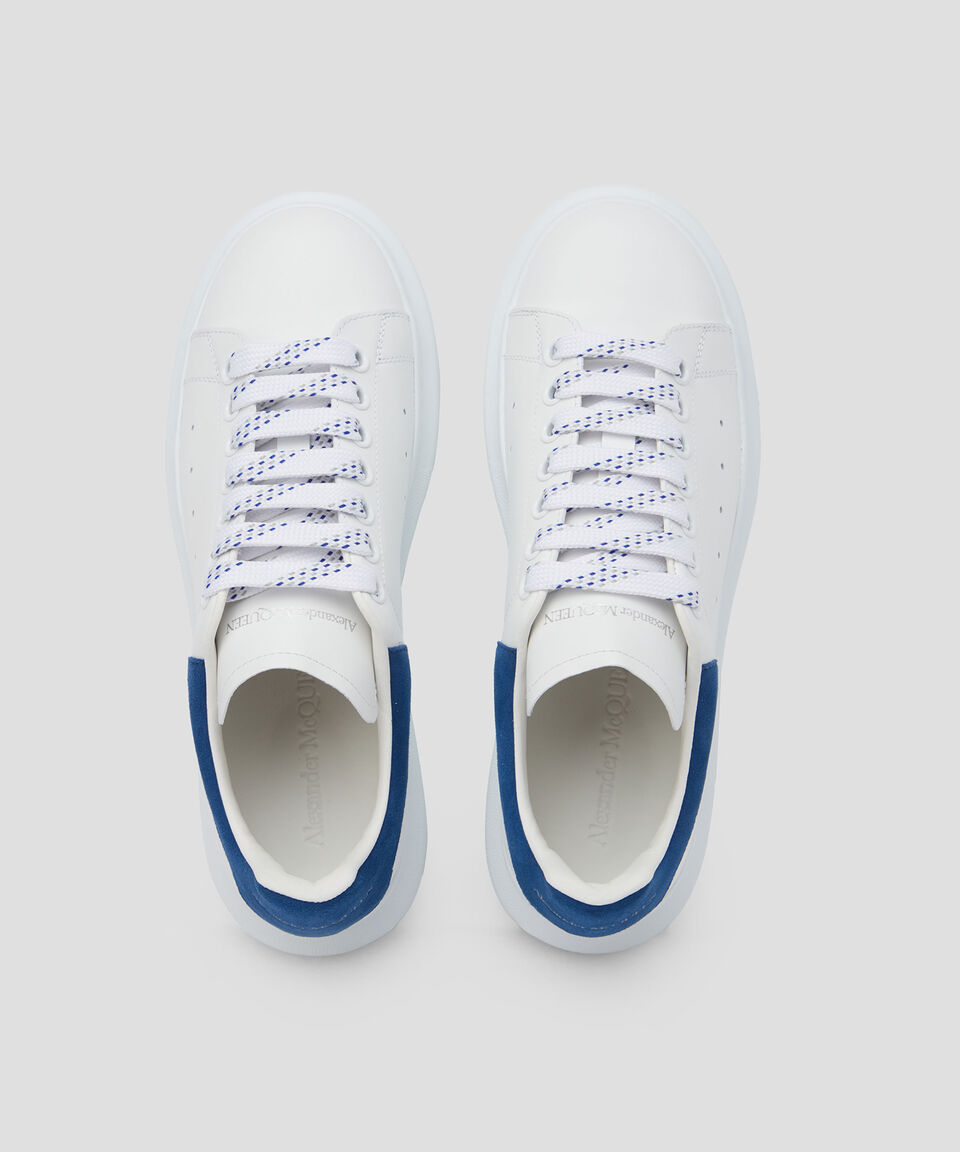 McQueen Tenis de piel Larry con talón y logotipo a contraste Hombre Grandes ahorros