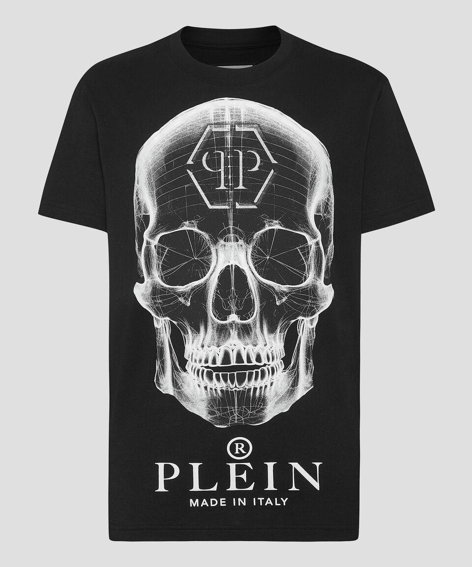 Philipp Plein Playera de cuello redondo con manga corta estampada Hombre Outlet online
