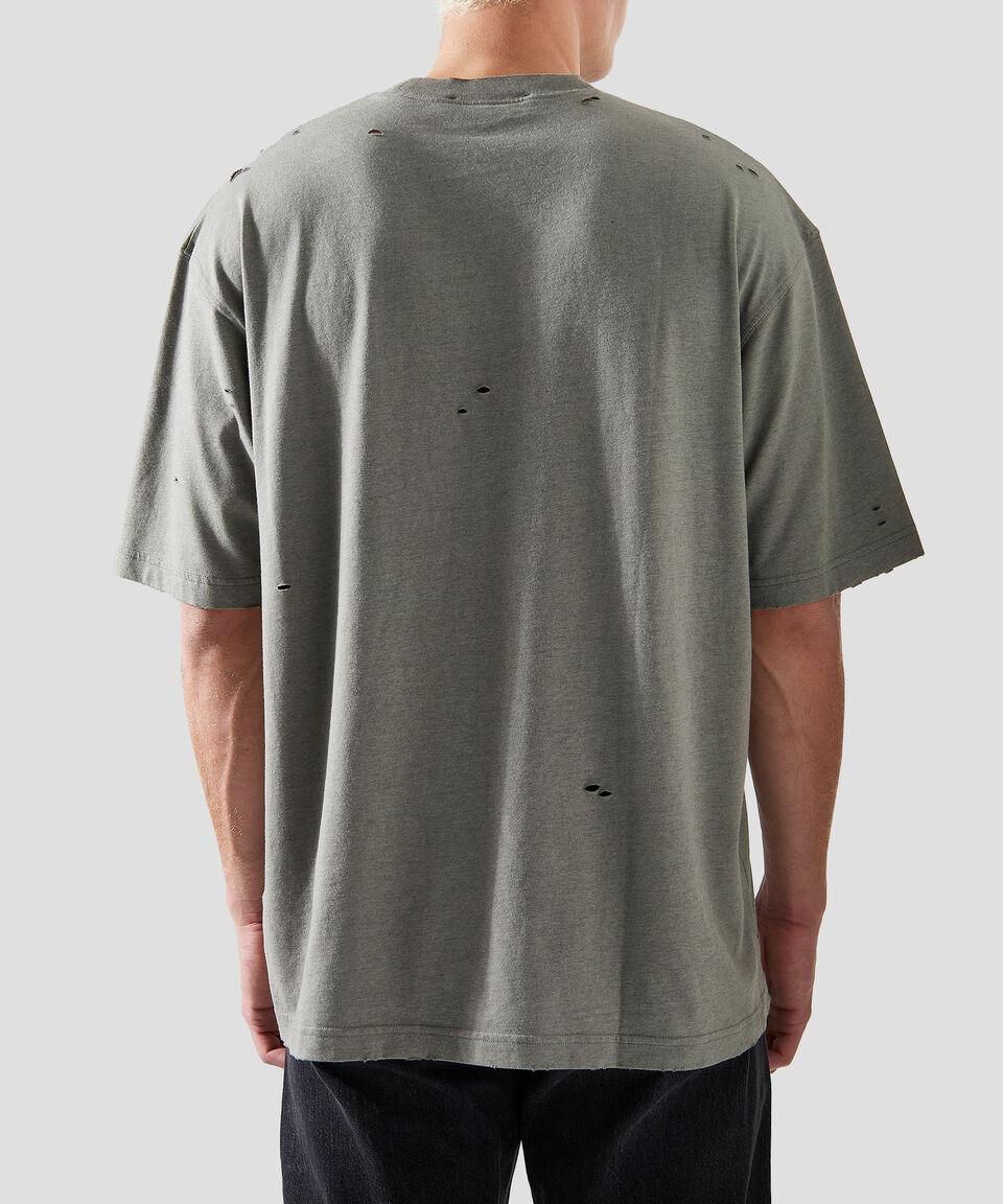 ACNE STUDIOS Playera de cuello redondo con manga corta estampada Hombre Gran oferta