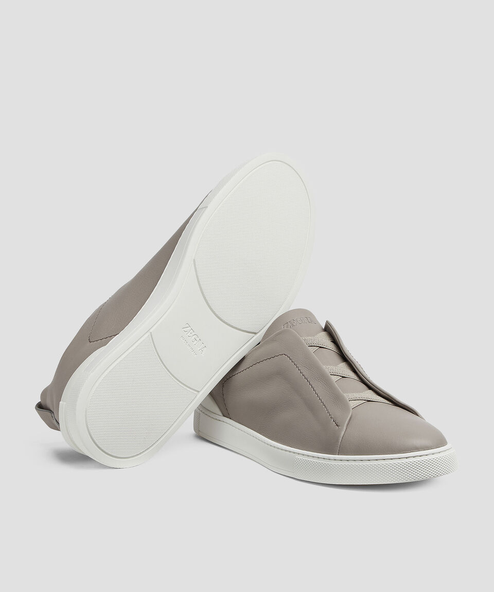 Zegna Tenis Casuales en Piel Hombre Descuento