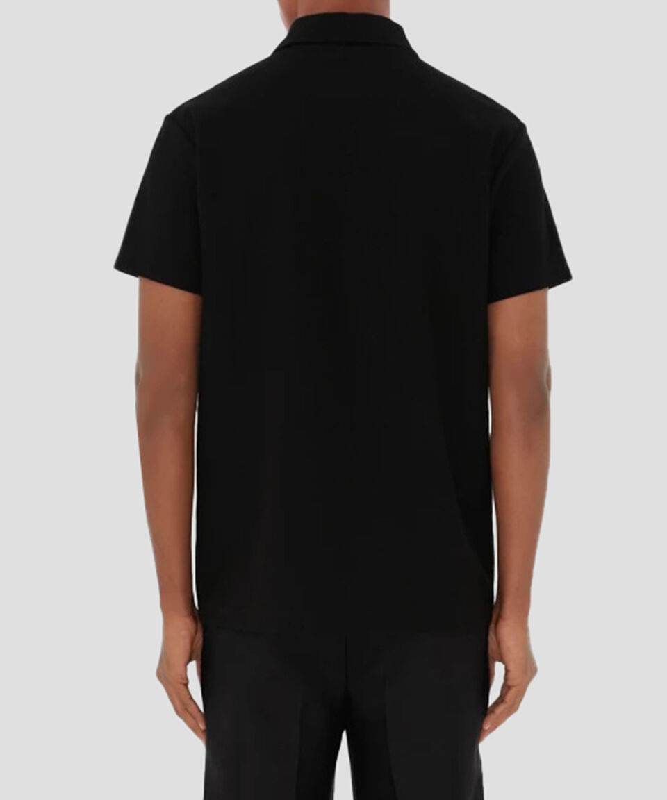 Burberry Playera tipo polo de manga corta con bordado Hombre Tienda
