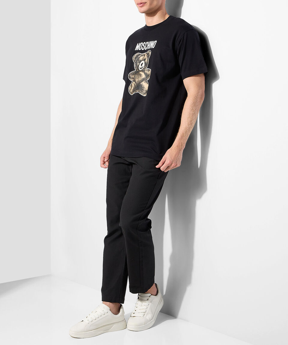 Moschino Playera de cuello redondo y manga corta Teddy Bear Hombre Mejor oferta