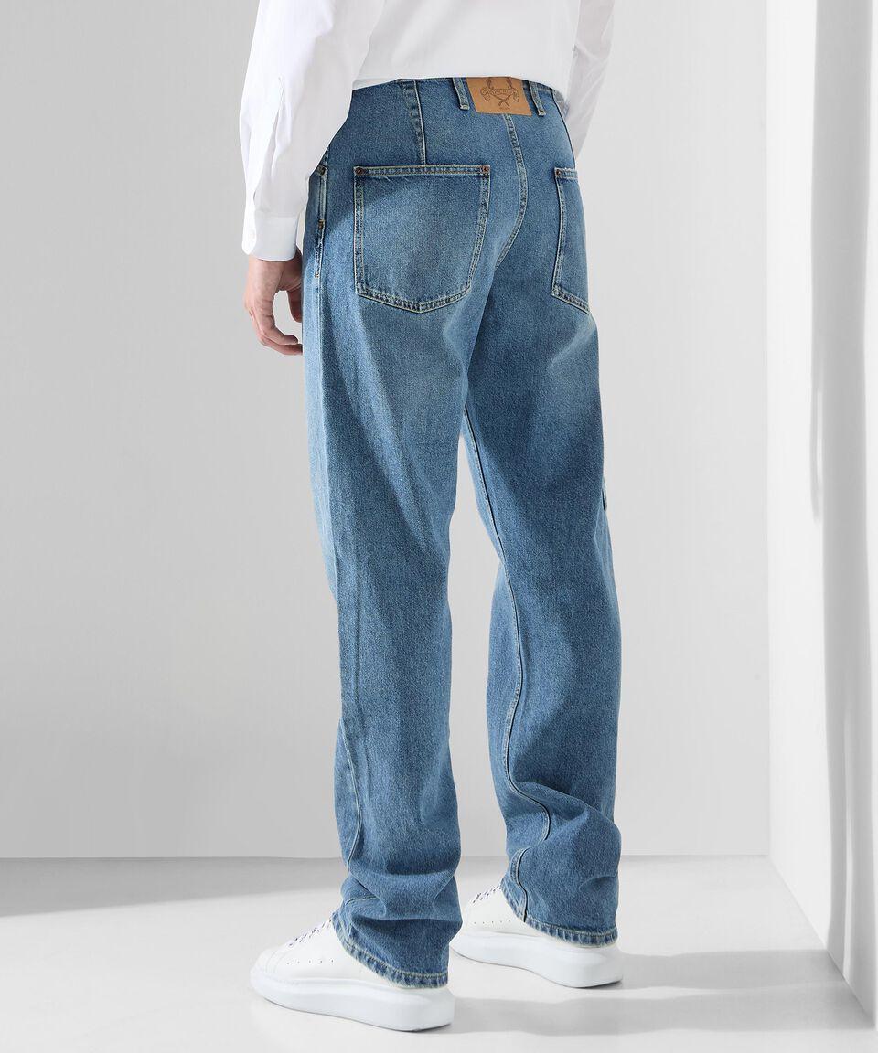 Moschino Jeans Laurel Crown Emblem de corte regular Hombre Últimos 3 días