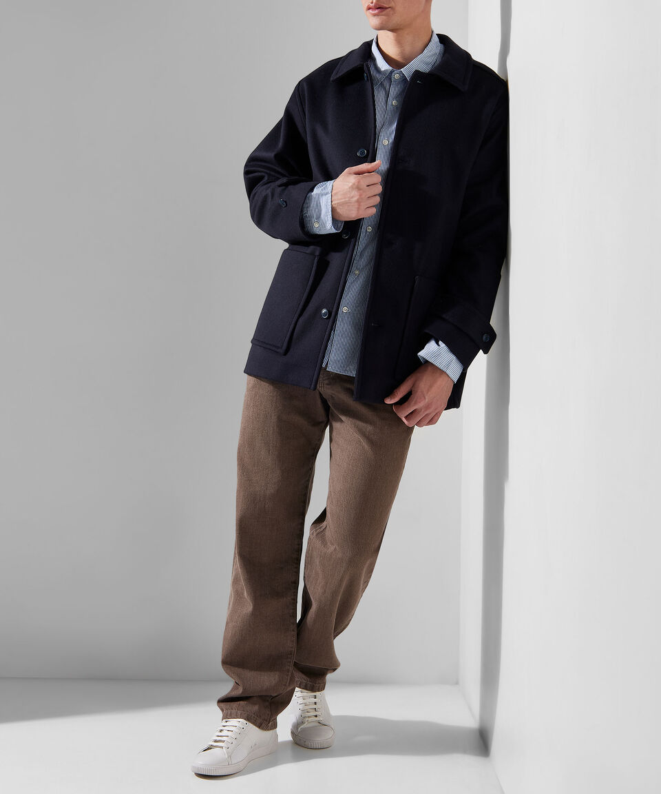 Officine Générale Camisa de cuadros con manga larga Hombre Precio de fábrica