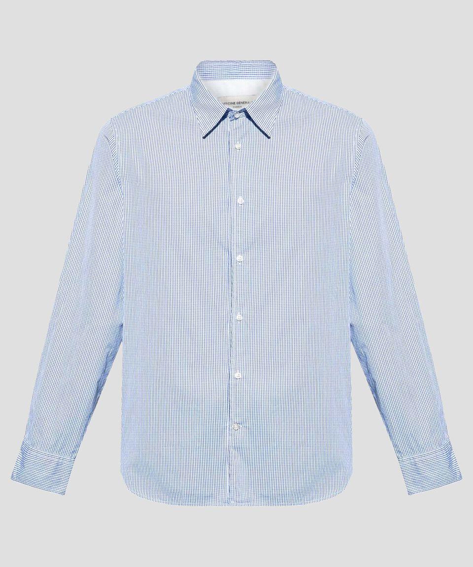 Officine Générale Camisa de cuadros con manga larga Hombre Precio de fábrica