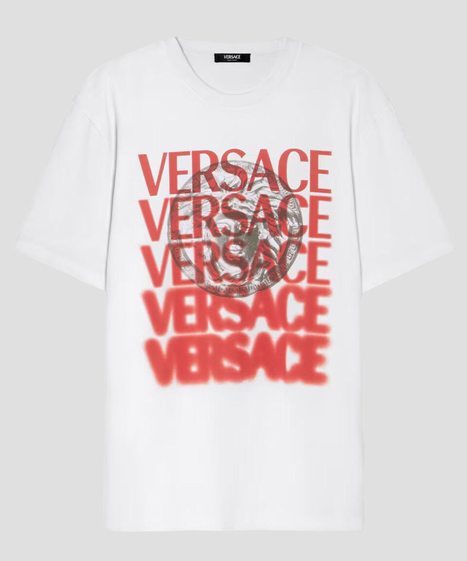 Versace Playera Cuello Redondo Manga Corta Hombre Solo queda un día