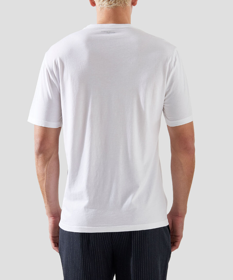 Officine Générale Playera de cuello redondo con manga corta Hombre Grandes descuentos