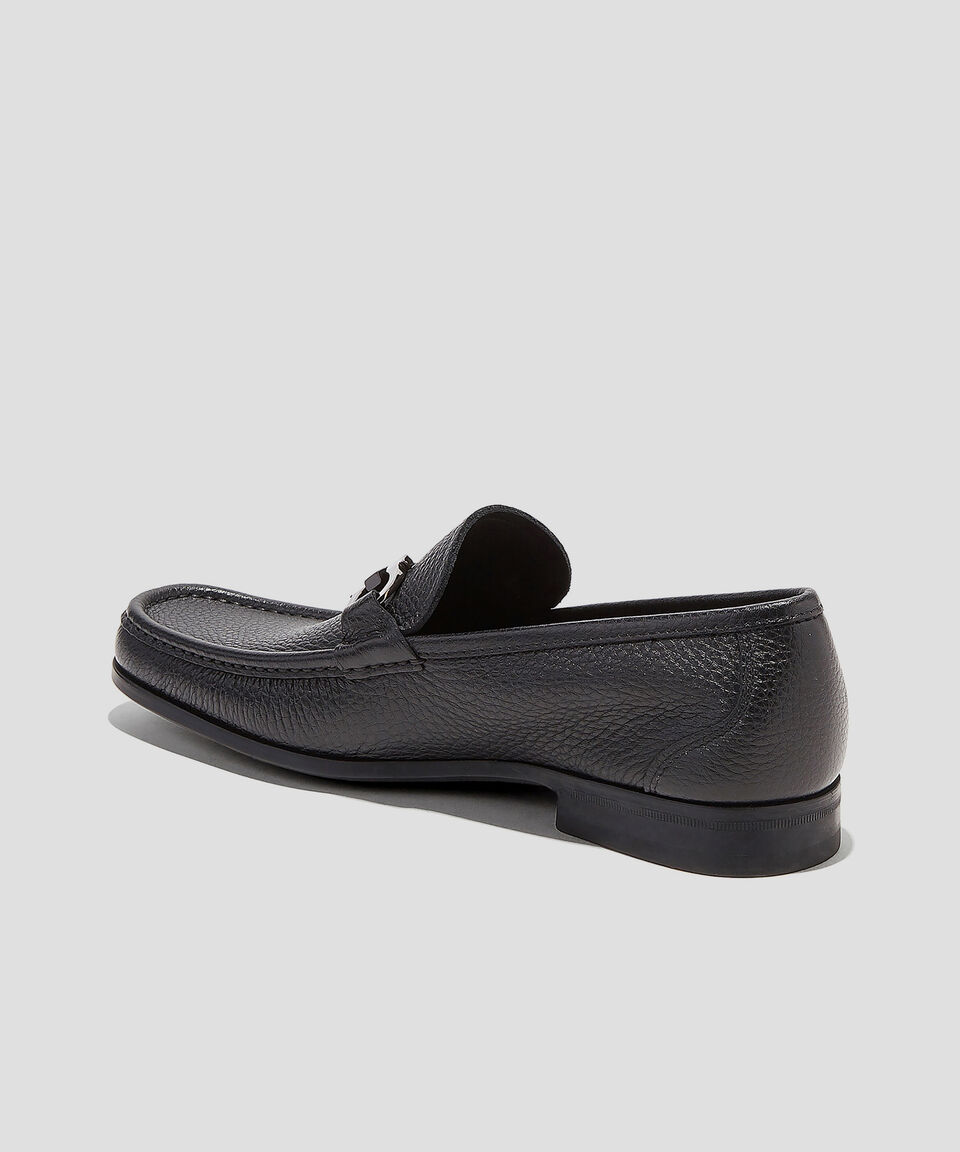Ferragamo Mocasín doble Gancini Hombre Última moda